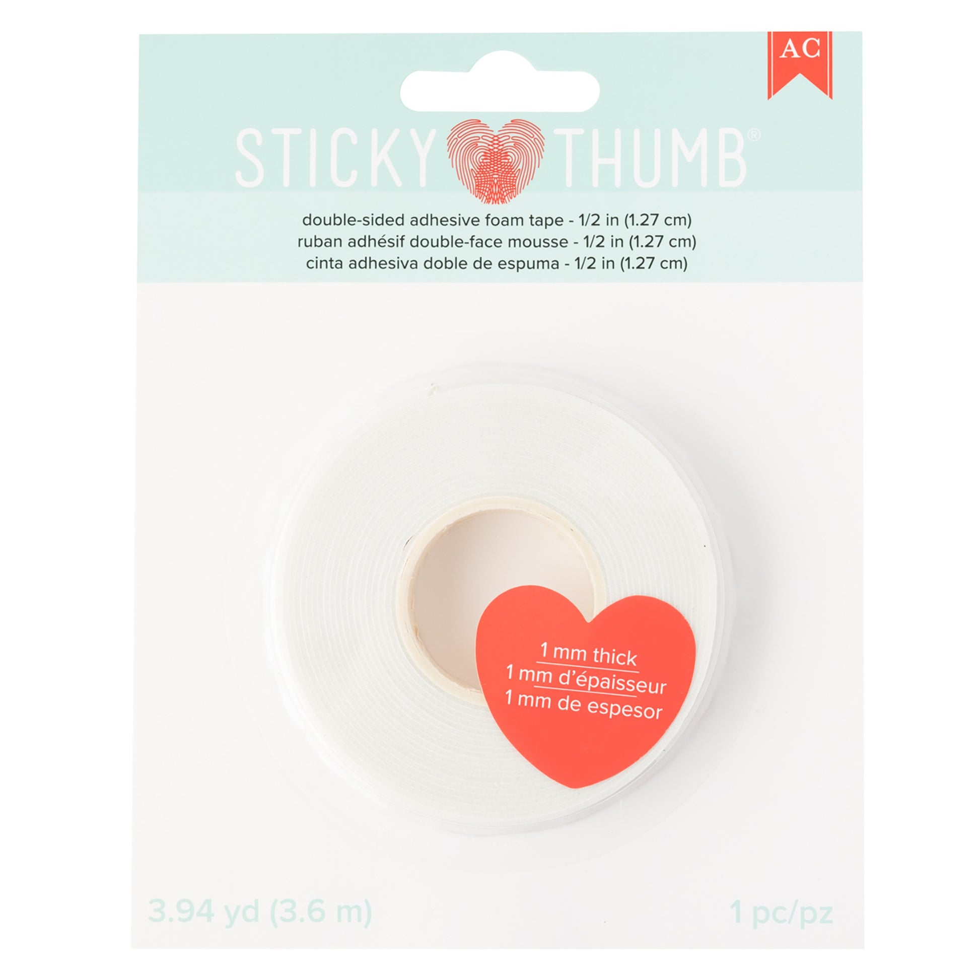 Sticky Thumb Double-Sided Foam Tape - Available in a Variety of Styles