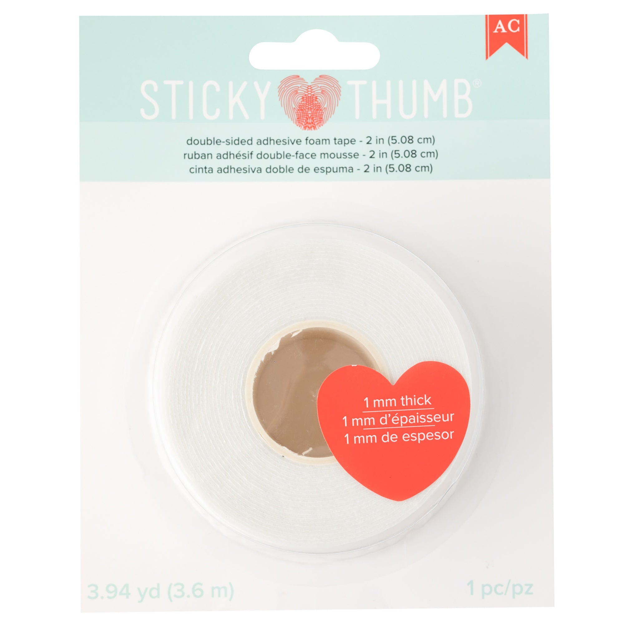 Sticky Thumb Double-Sided Foam Tape - Available in a Variety of Styles