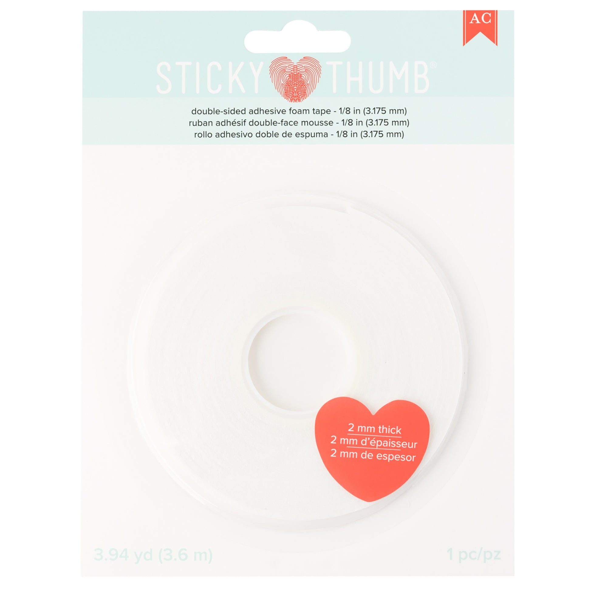 Sticky Thumb Double-Sided Foam Tape - Available in a Variety of Styles