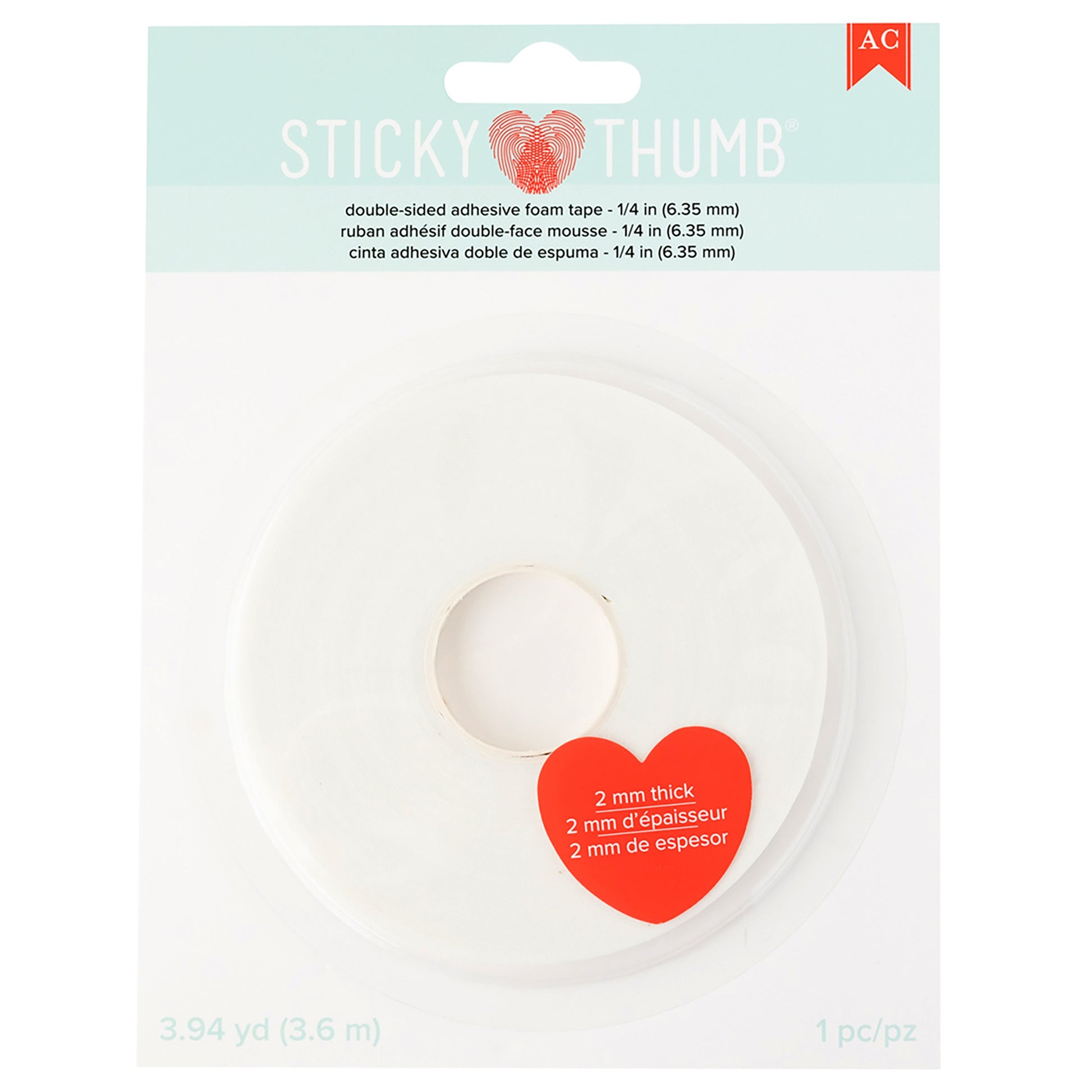 Sticky Thumb Double-Sided Foam Tape - Available in a Variety of Styles