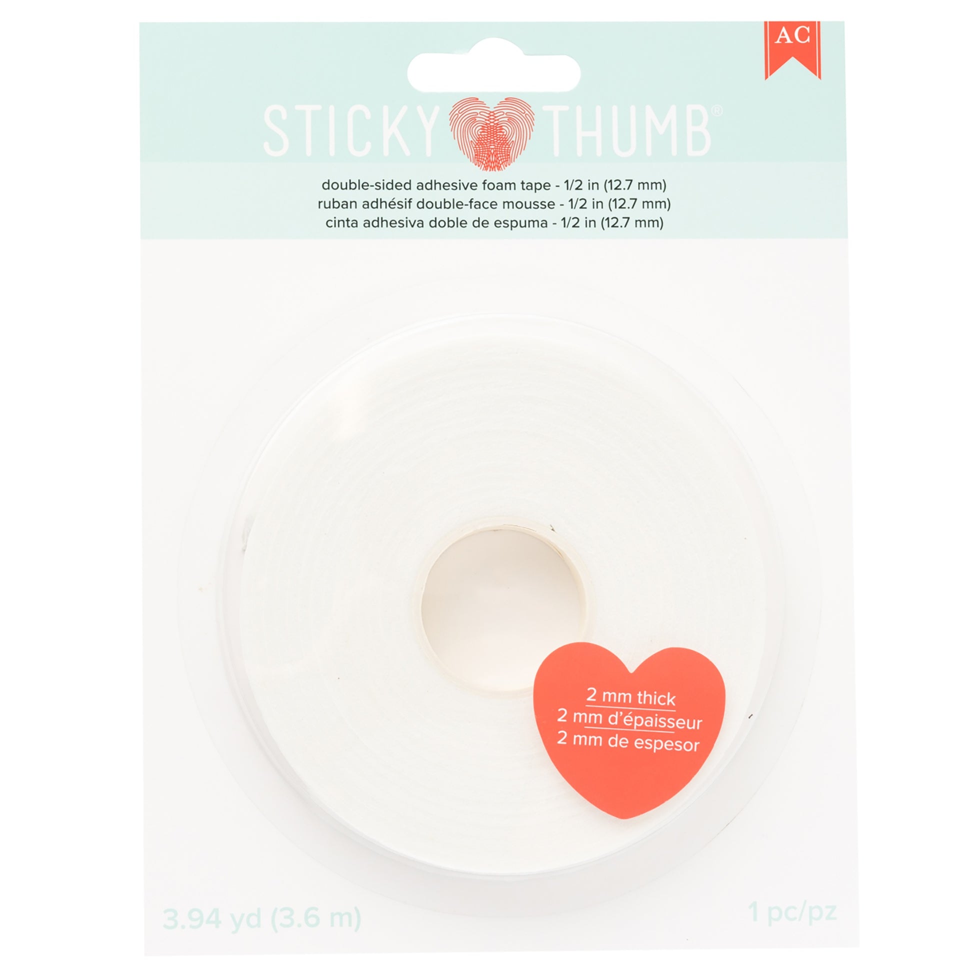 Sticky Thumb Double-Sided Foam Tape - Available in a Variety of Styles