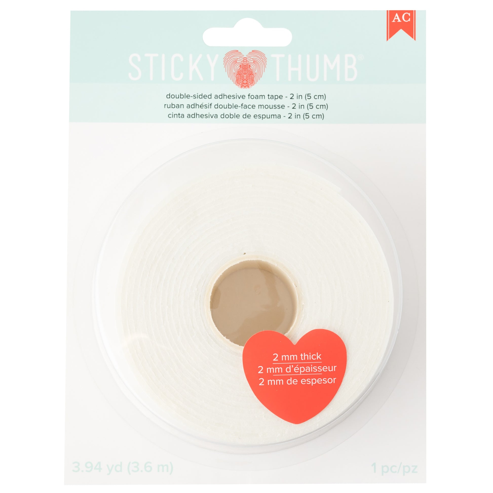 Sticky Thumb Double-Sided Foam Tape - Available in a Variety of Styles