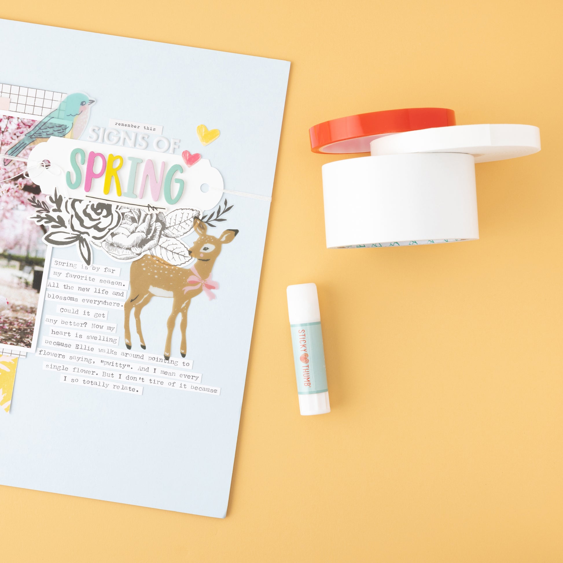 Sticky Thumb Permanent Glue Stick - 3 pack