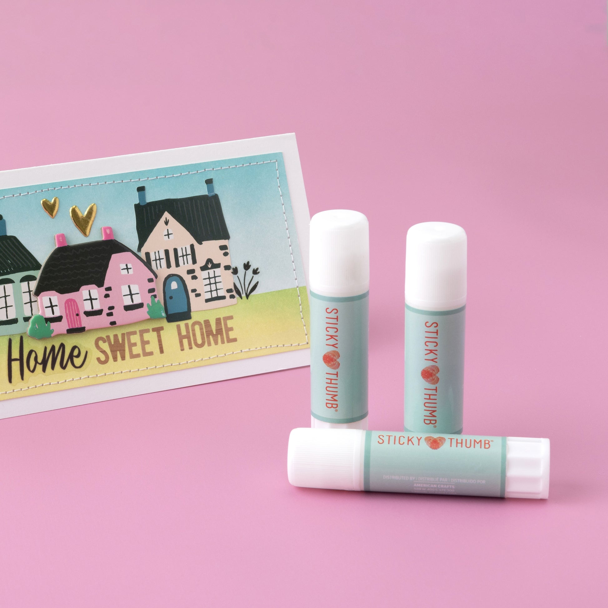 Sticky Thumb Permanent Glue Stick - 3 pack