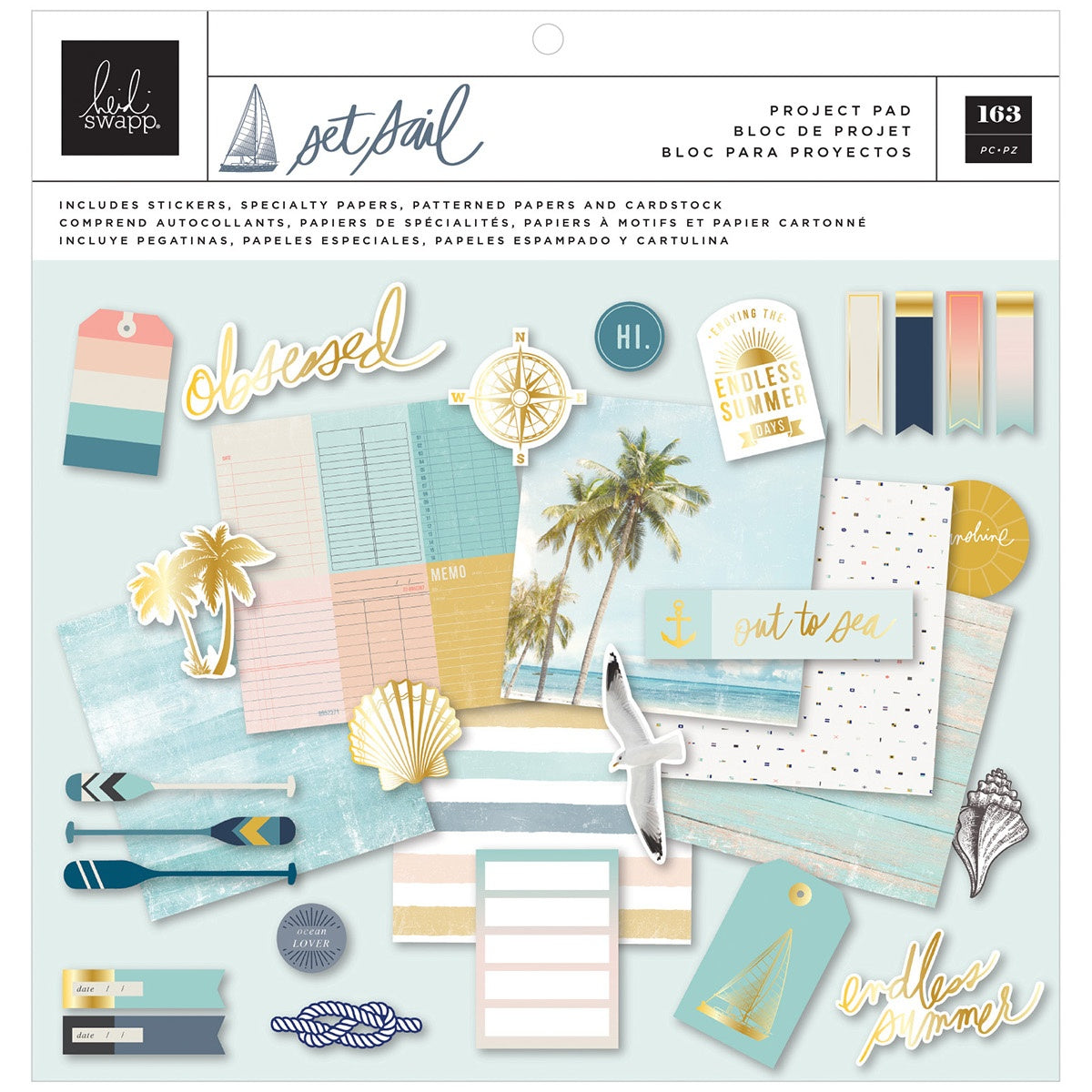 Heidi Swapp Set Sail 12x12" Project Pad