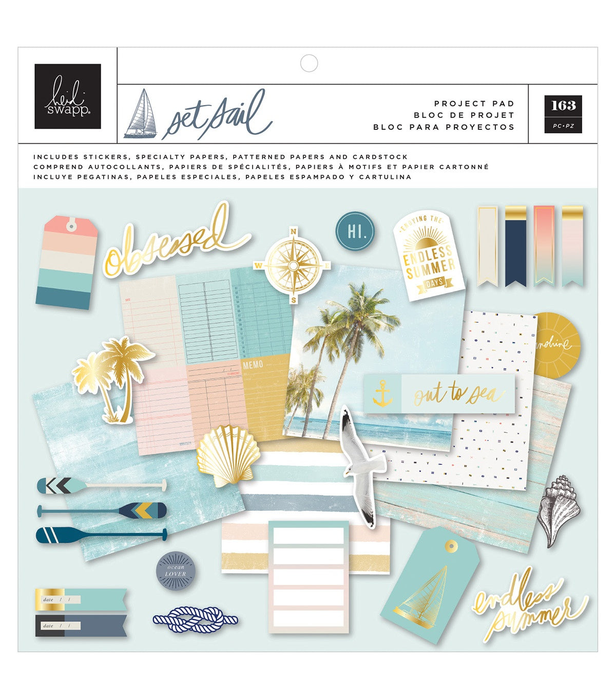 Heidi Swapp Set Sail 12x12" Project Pad