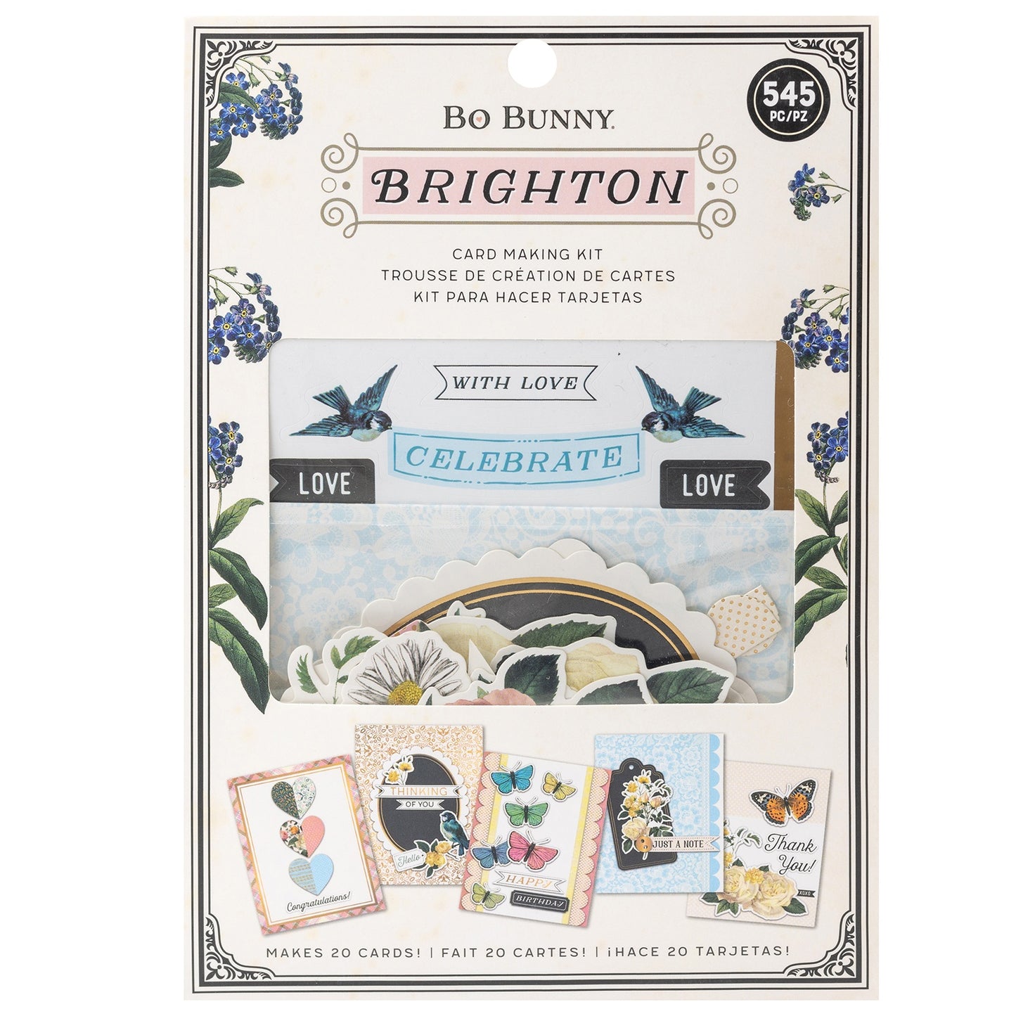 BoBunny Brighton Card Kit-Makes 20 Cards