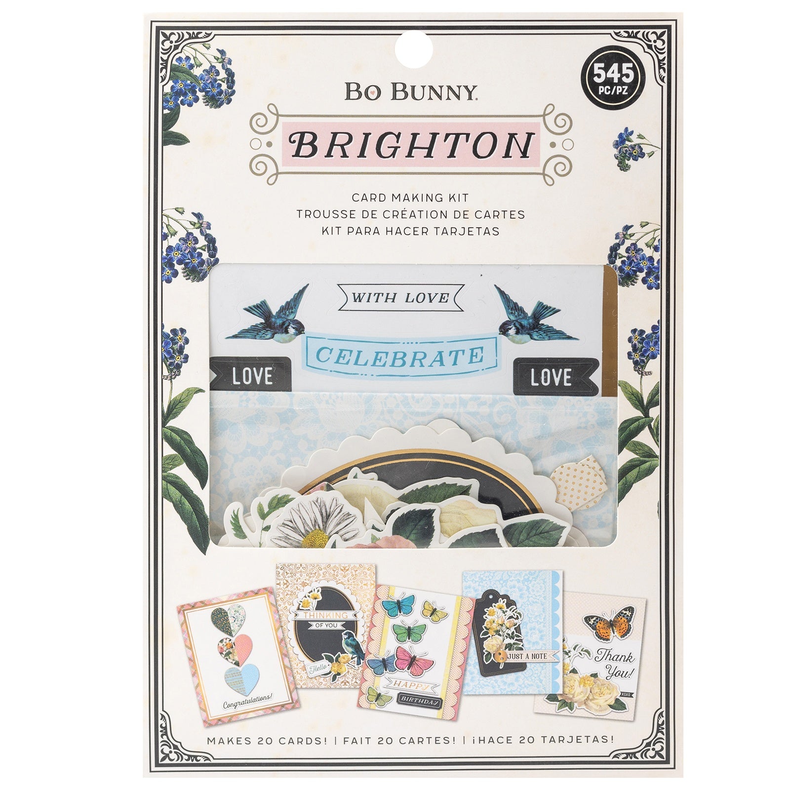 BoBunny Brighton Card Kit-Makes 20 Cards