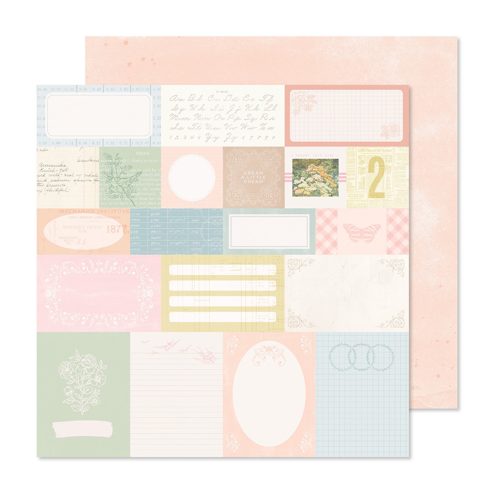 Gingham Garden Double-Sided 12x12" Cardstock Packs