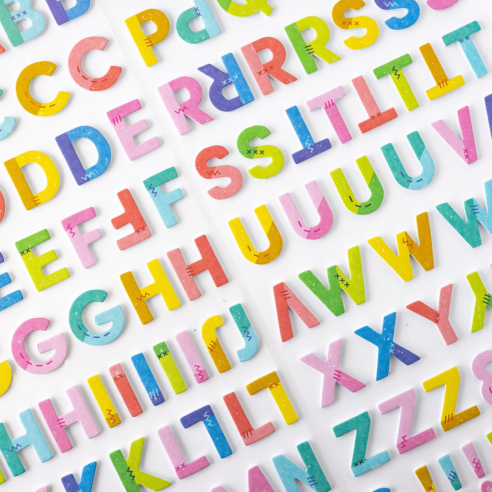 Paige Evans Blooming Wild Thickers Stickers - Alpha/Foam & Cardstock - 144 Pack