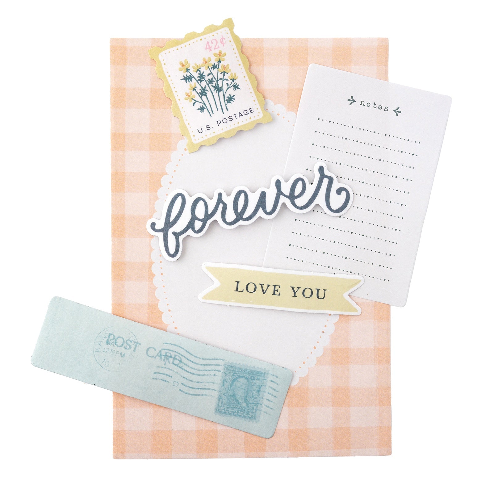 Gingham Garden Paperie Pack 200/Pkg-Paper Pieces & Washi Stickers