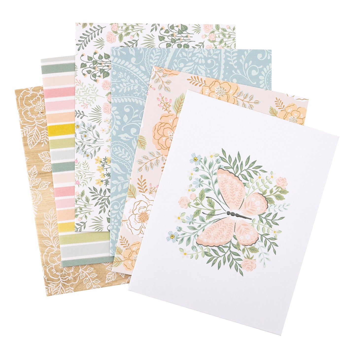 Crate Paper A2 Cards W/Envelopes (4.375"X5.75") 40/Box-Gingham Garden