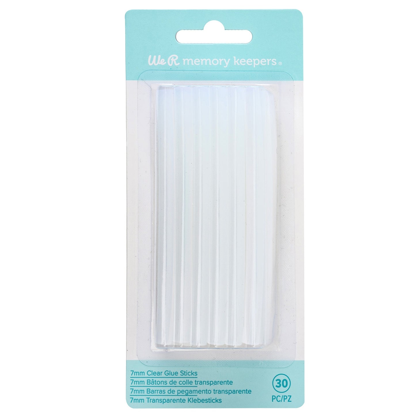 We R Memory Keepers Creative Flow Hot Glue Sticks 30/Pkg-Clear
