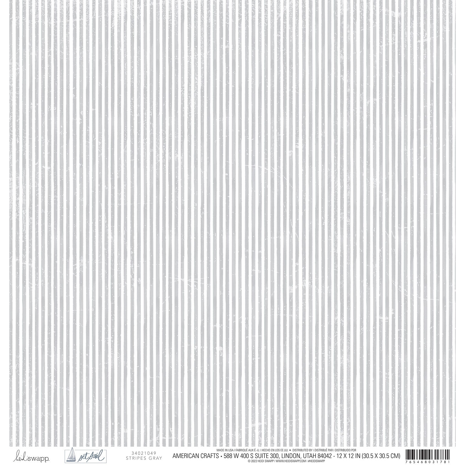 Heidi Swapp Set Sail 12x12" Double-Sided Cardstock Packs