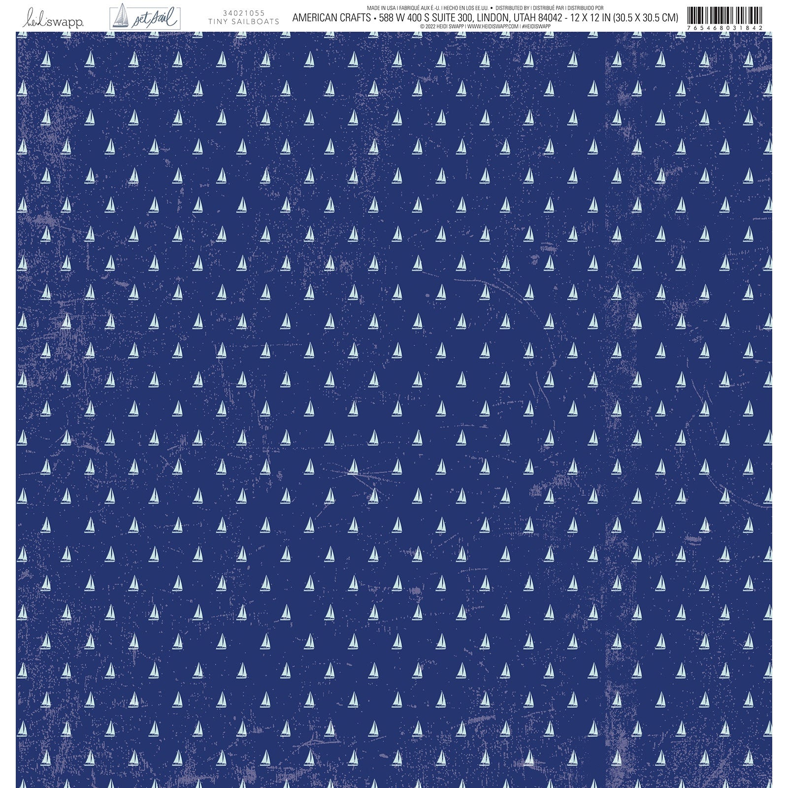 Heidi Swapp Set Sail 12x12" Double-Sided Cardstock Packs
