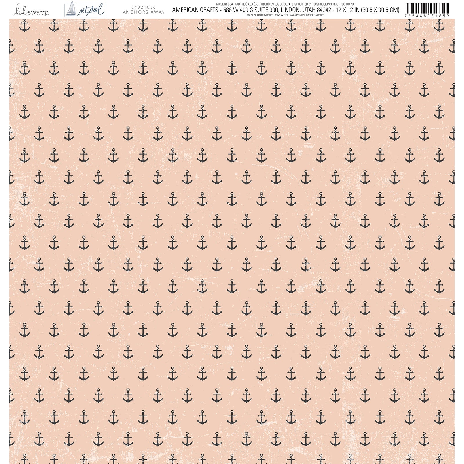 Heidi Swapp Set Sail 12x12" Double-Sided Cardstock Packs