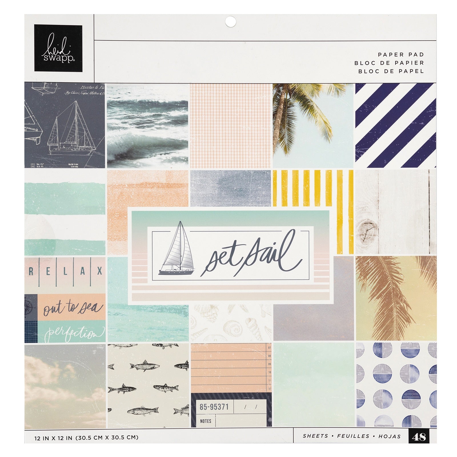 Heidi Swapp Set Sail 12x12" Paper Pad