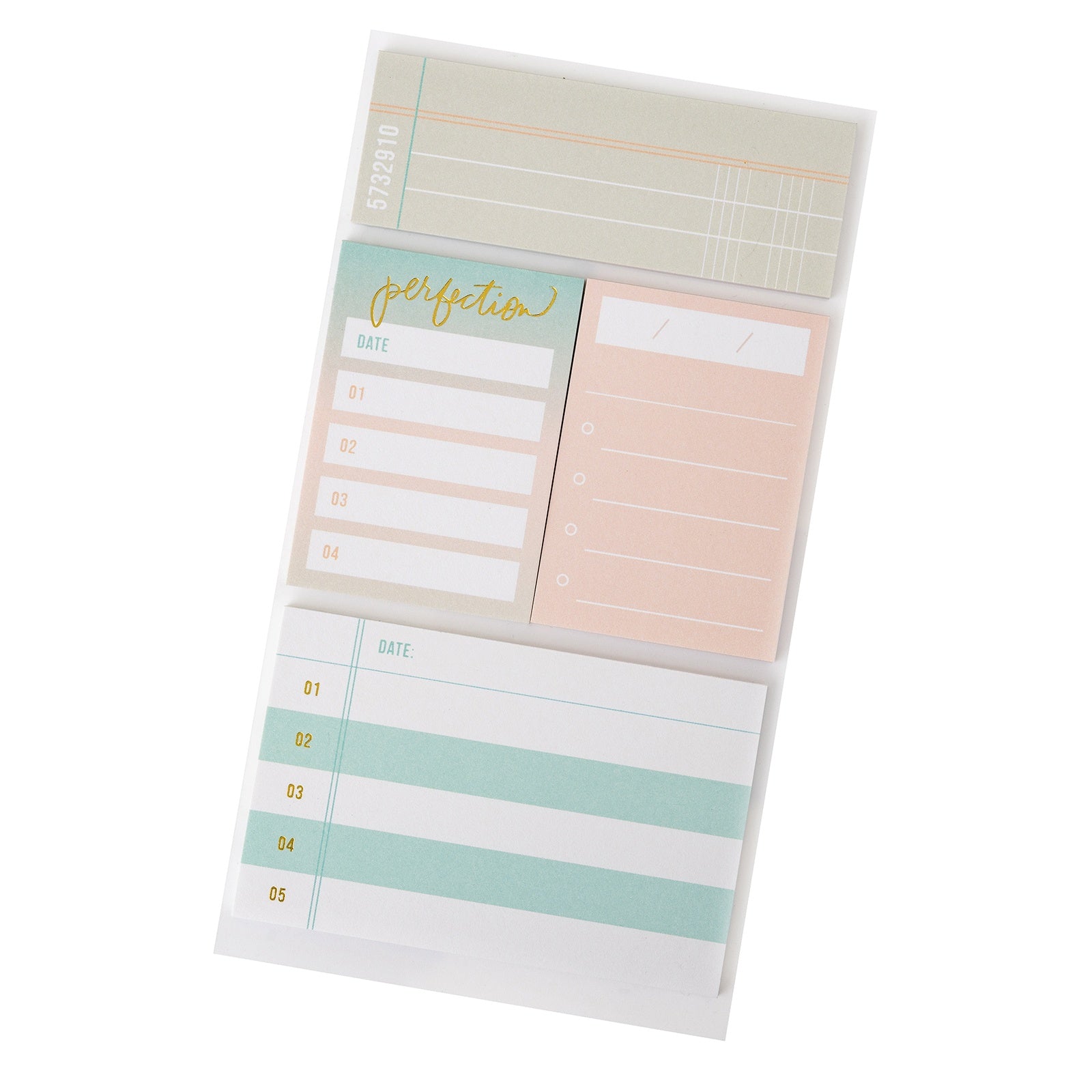 Heidi Swapp Set Sail Ledger Tag Sticky Notes-60/Pkg