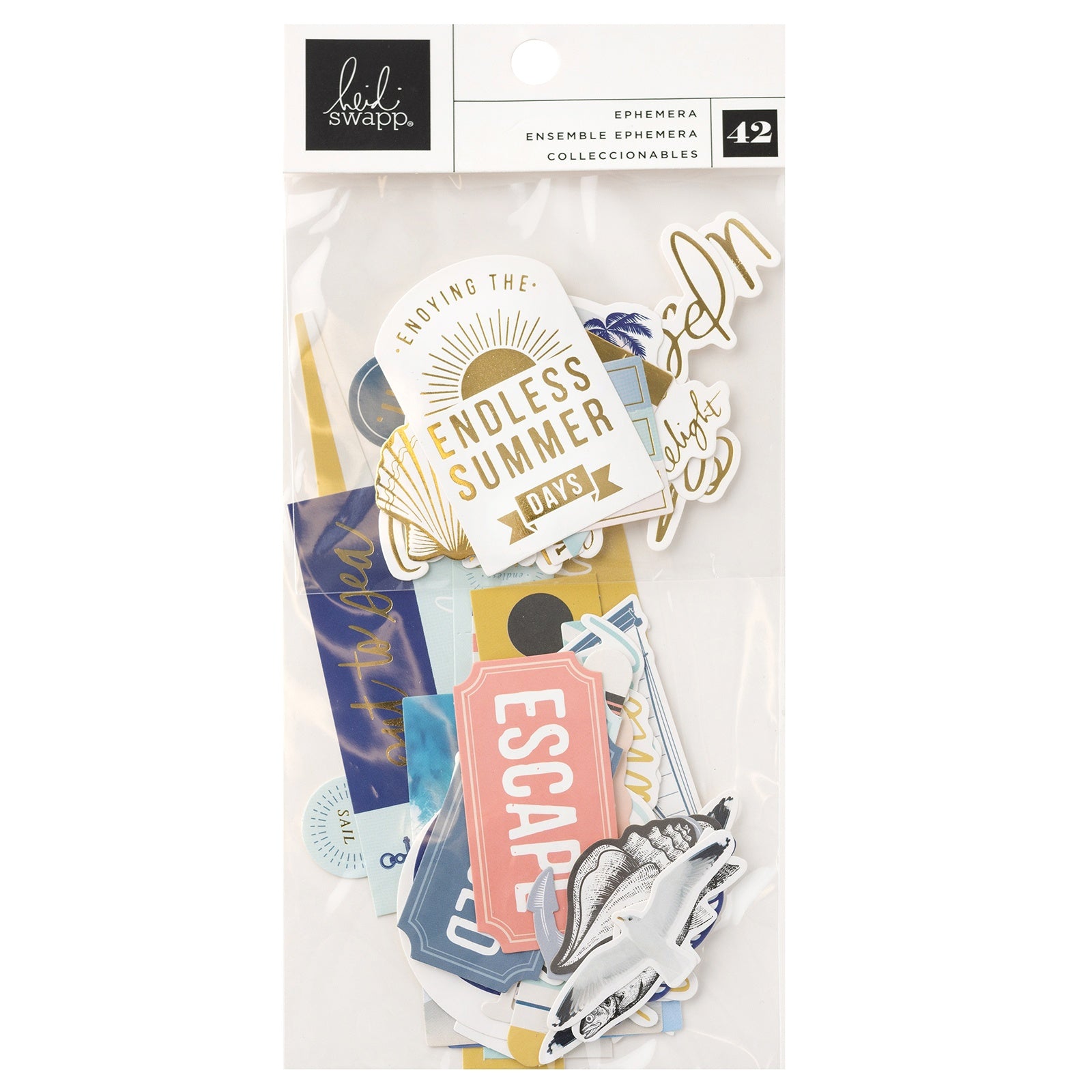 Heidi Swapp Set Sail Ephemera Die-Cuts 42/Pkg