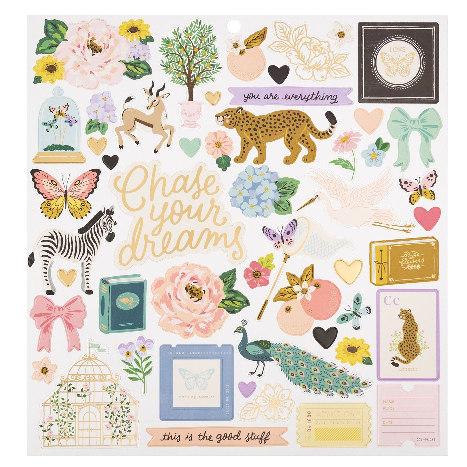 Maggie Holmes Woodland Grove Foam Stickers-12"X12"
