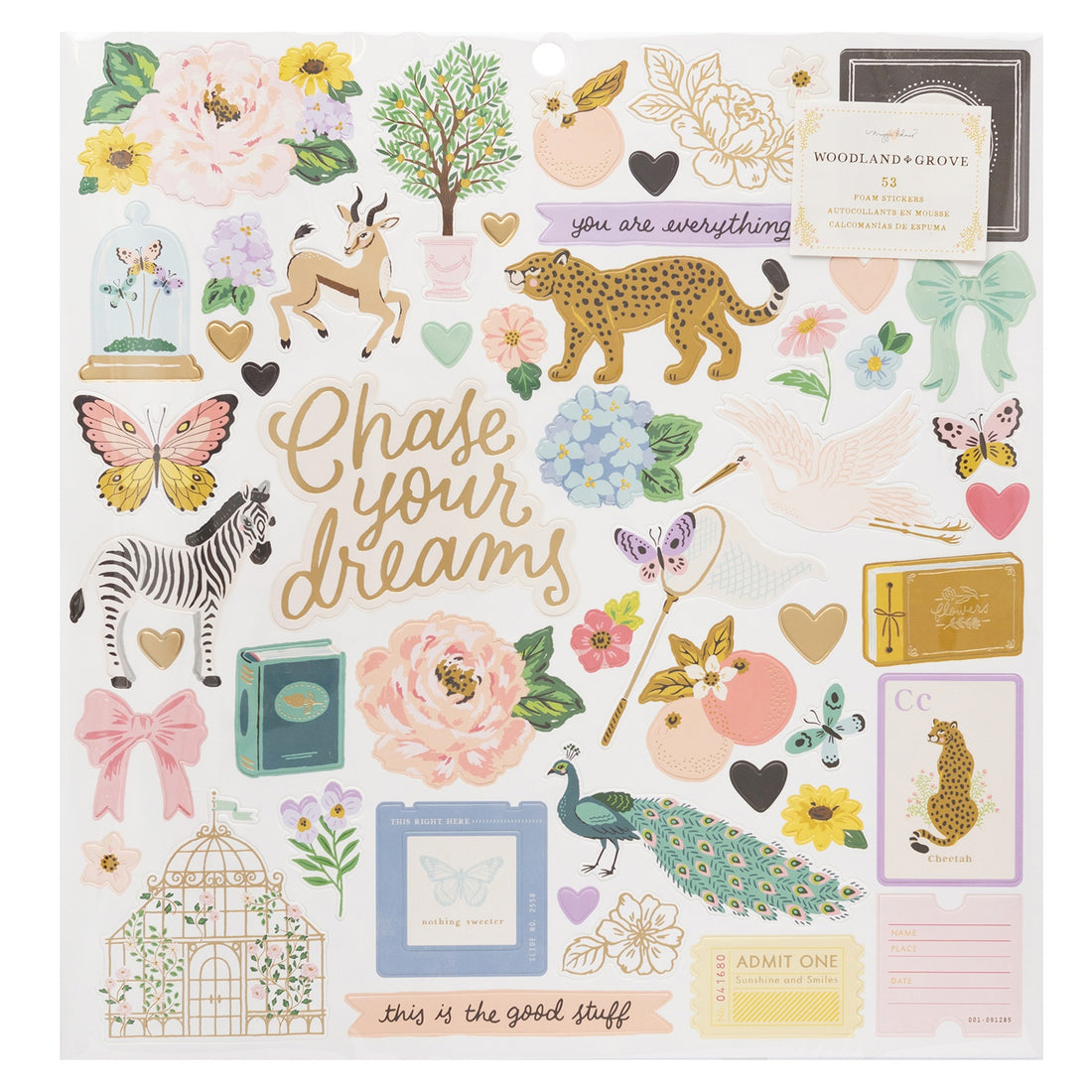 Maggie Holmes Woodland Grove Foam Stickers-12