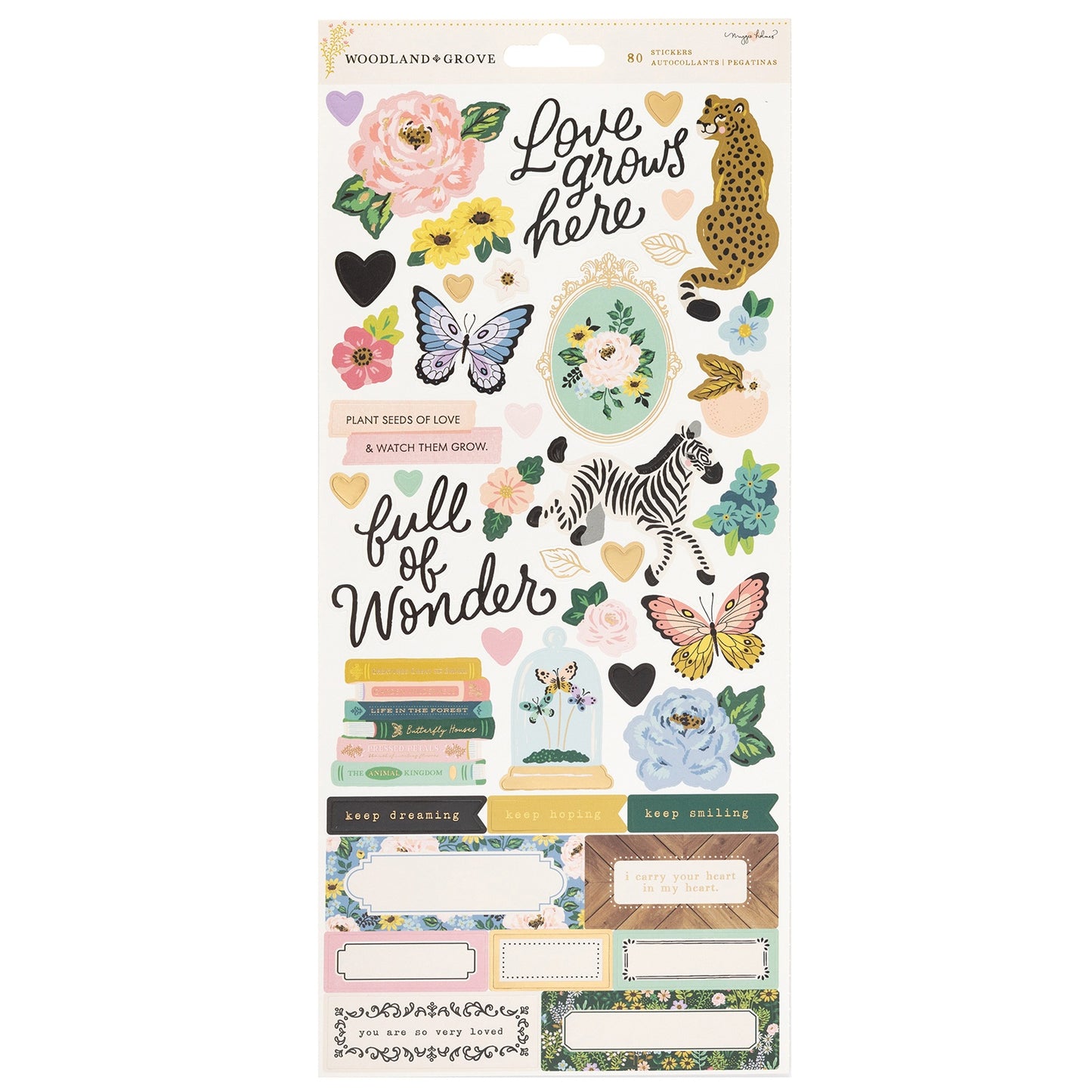 Maggie Holmes Woodland Grove Cardstock Stickers-6"X12"
