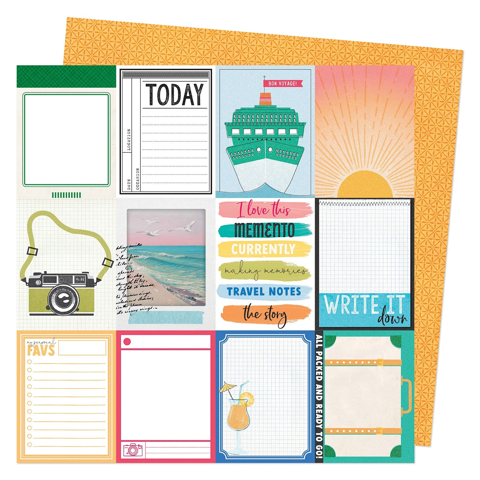 Vicki Boutin Where To Next 12x12" Double-Sided Cardstock - 25 sheets