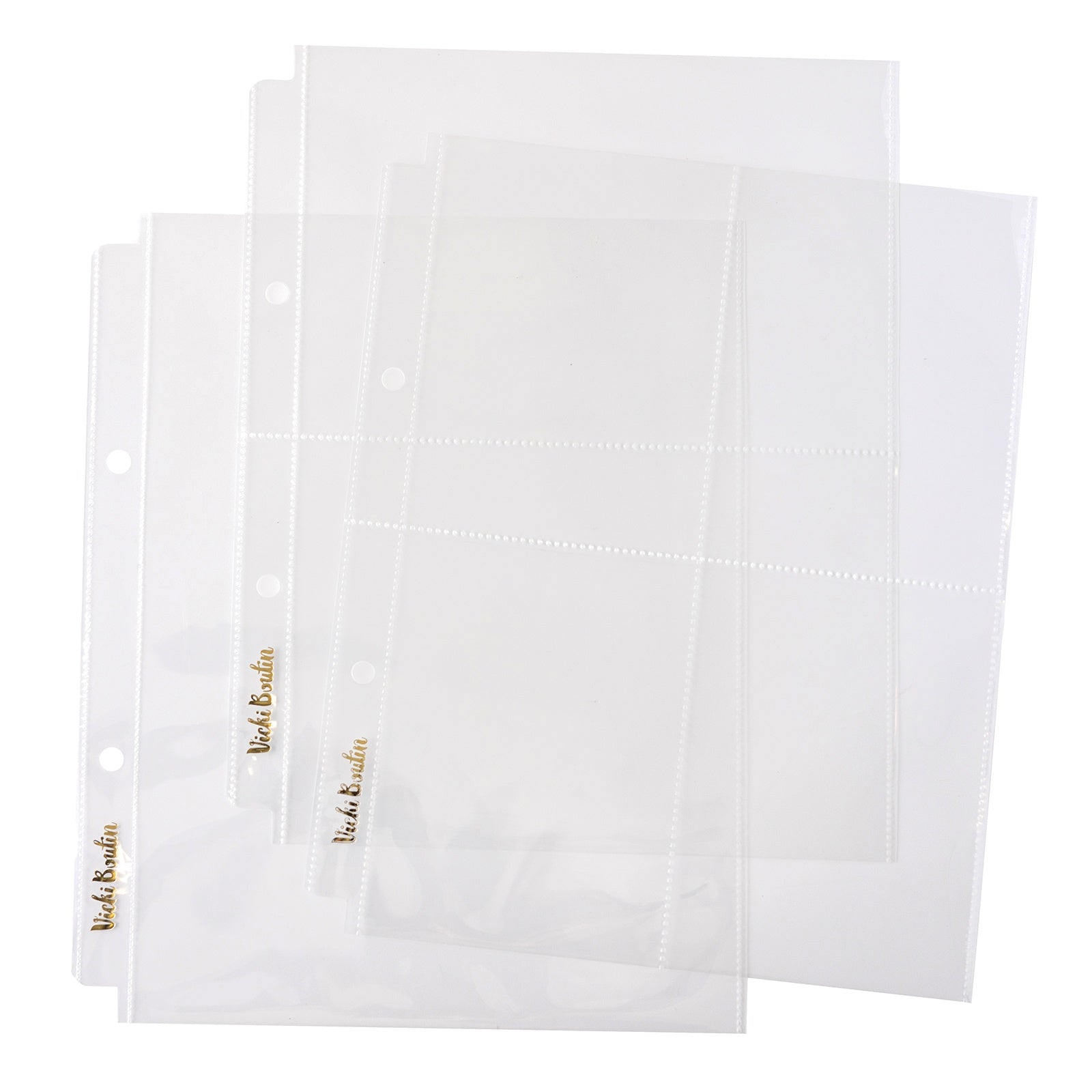 Vicki Boutin Where To Next 6x8" Page Protectors - Assorted, 24 pack
