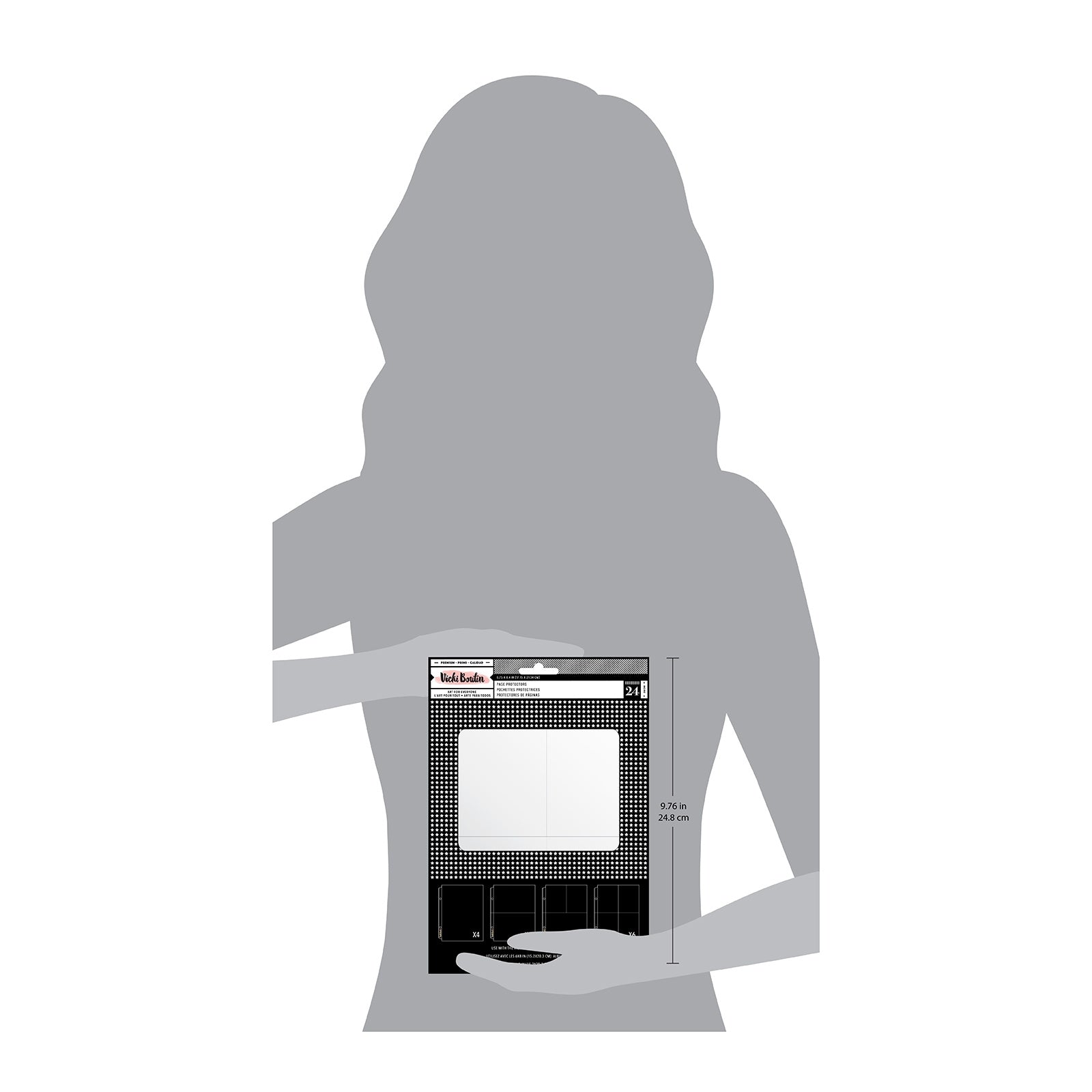 Vicki Boutin Where To Next 6x8" Page Protectors - Assorted, 24 pack