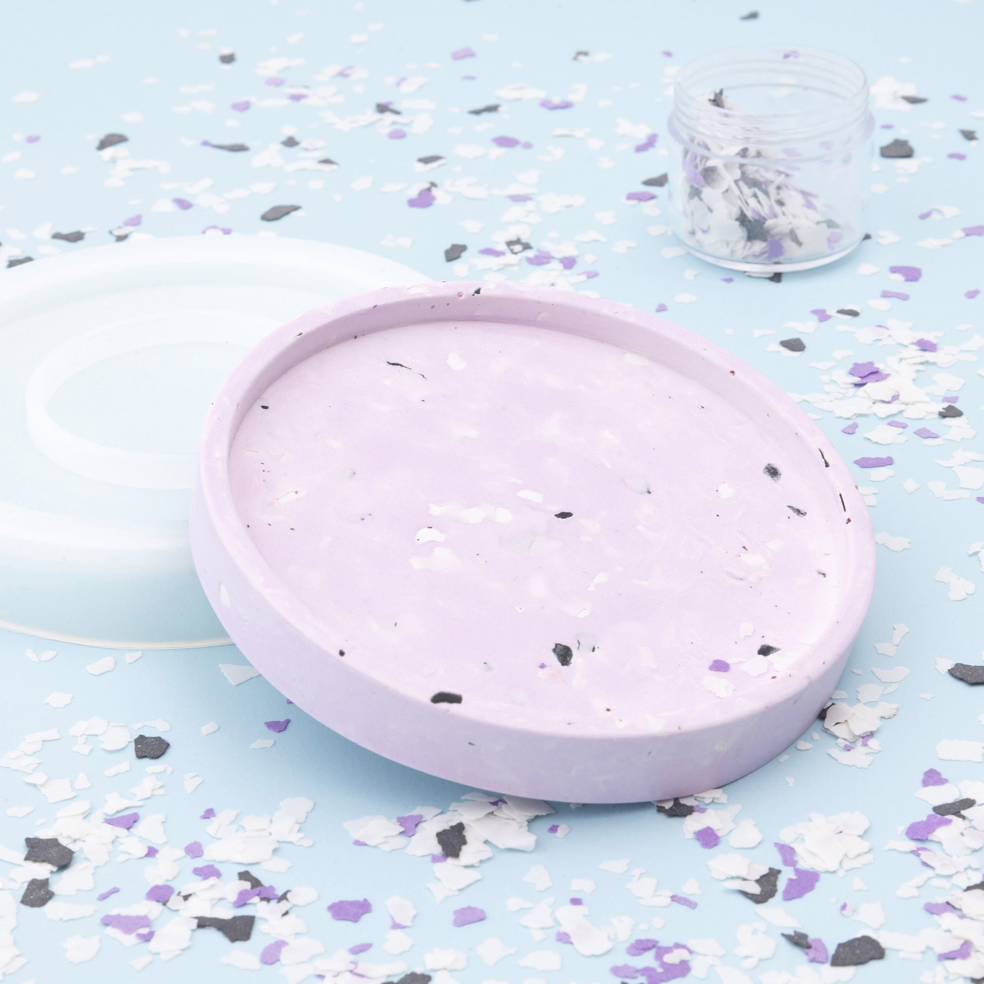 AC Color Pour Round Stone Resin Coaster Kit