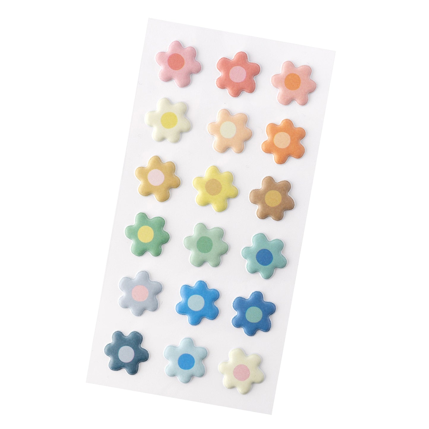 Jen Hadfield Flower Child Mini Puffy Stickers 36/Pkg