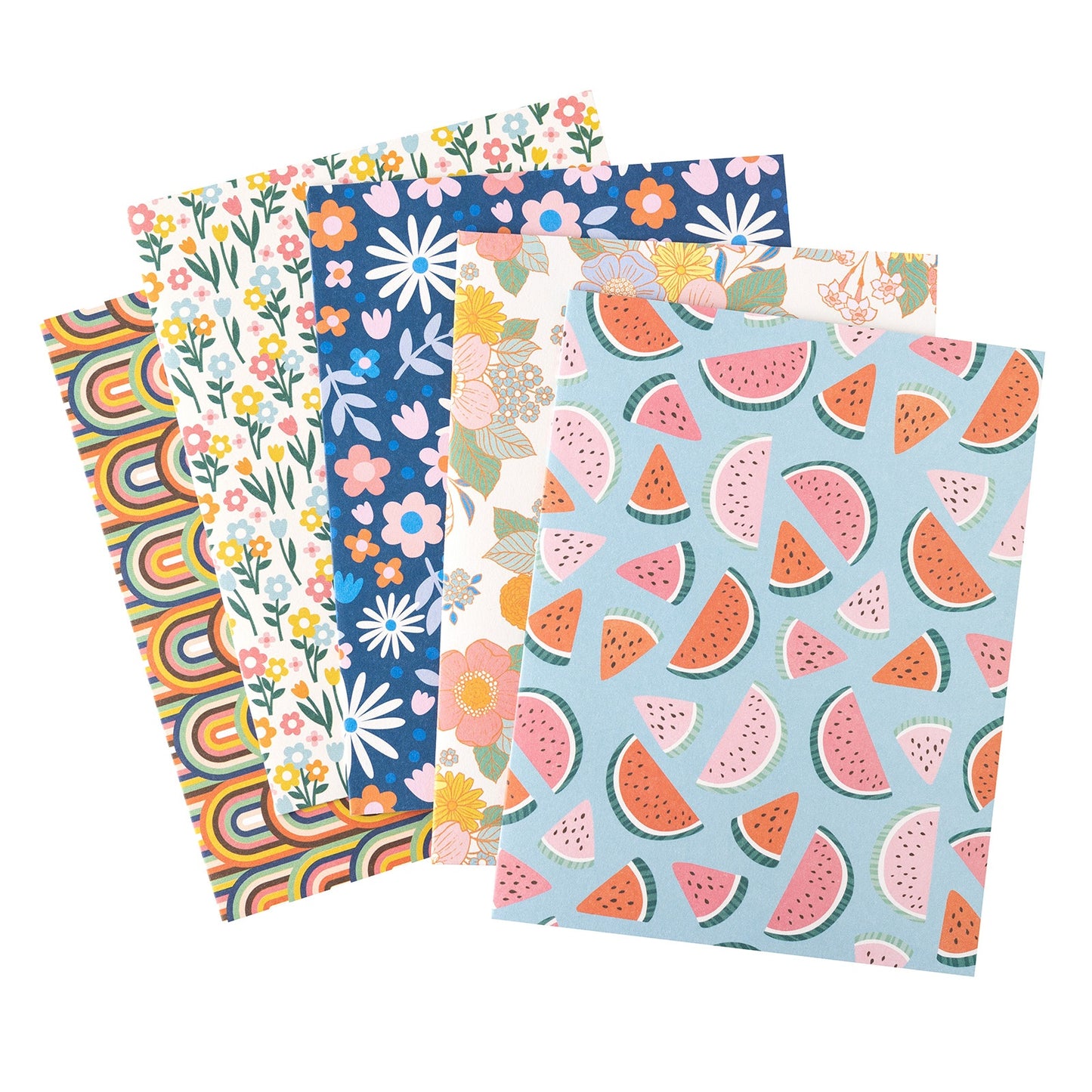 American Crafts A2 Cards W/Envelopes (4.375"X5.75") 40/Box-Jen Hadfield Flower Child