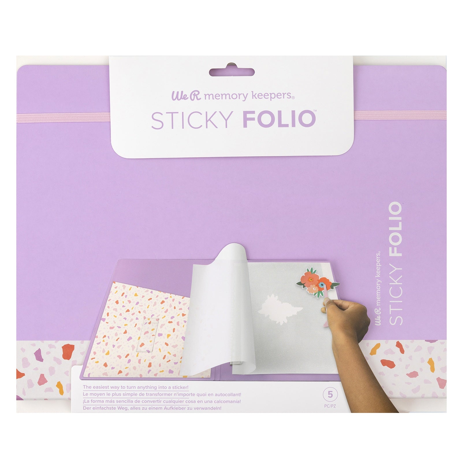 We R Makers New Sticky Folio & 3x Permanent Adhesive Sheets - Mint