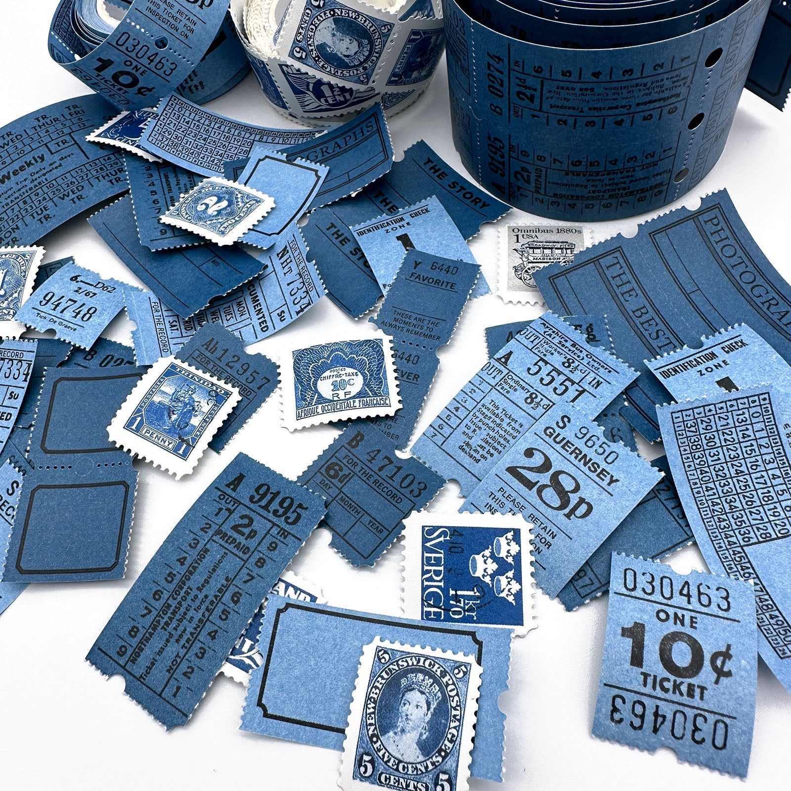 49 and Market Die-Cut Ticket Essential Rolls