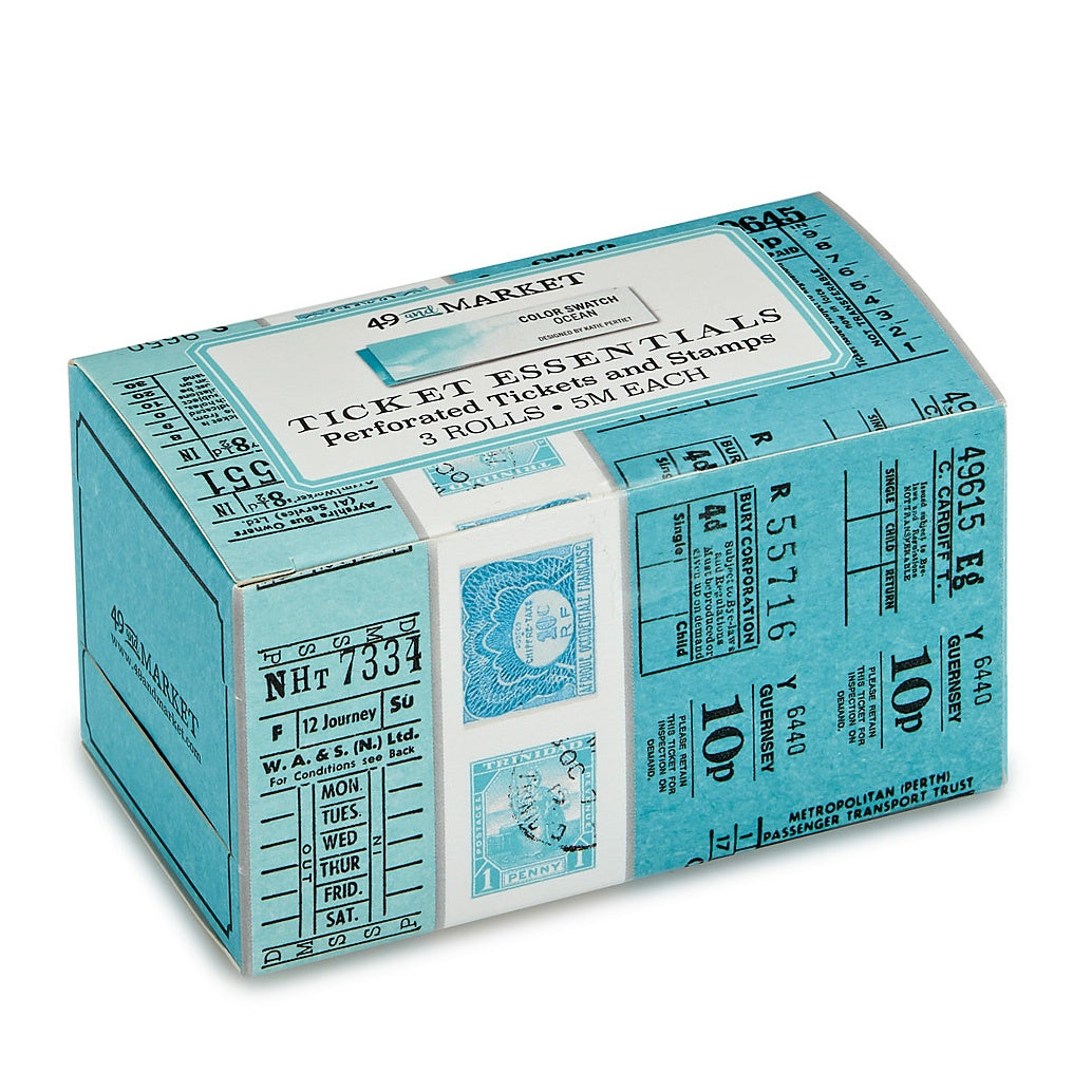 49 and Market Die-Cut Ticket Essential Rolls
