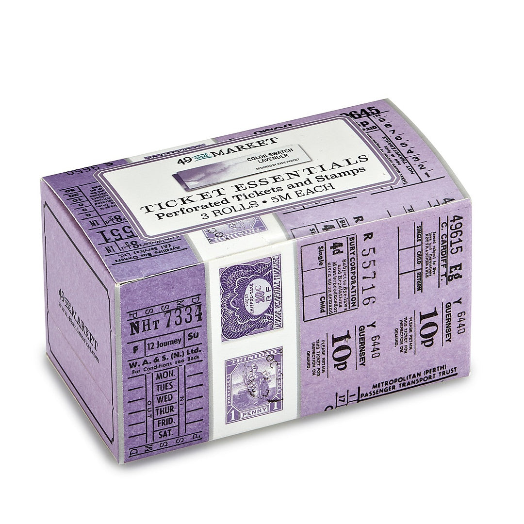 49 and Market Die-Cut Ticket Essential Rolls