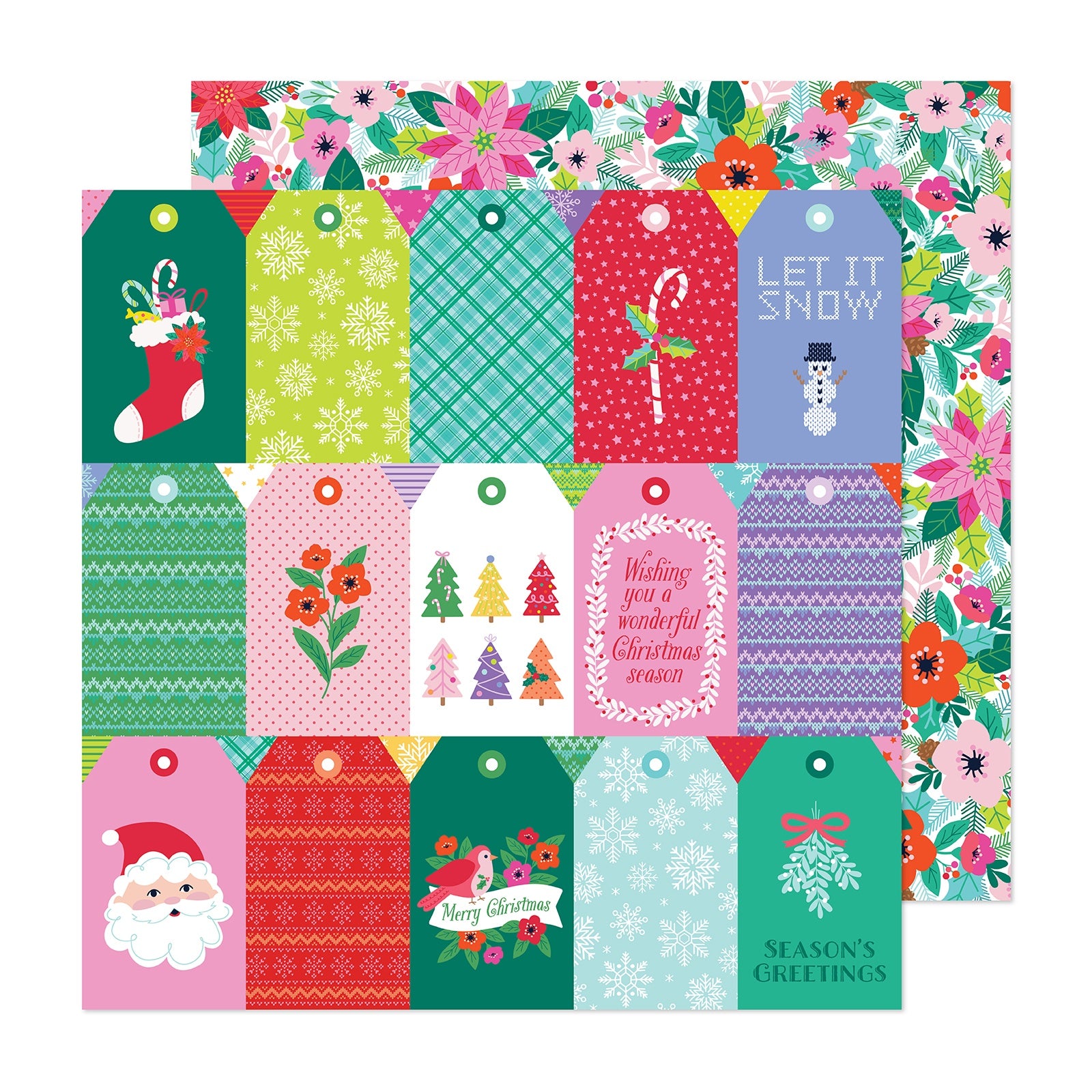 Paige Evans Sugarplum Wishes Double-Sided 12x12" Cardstock Packs