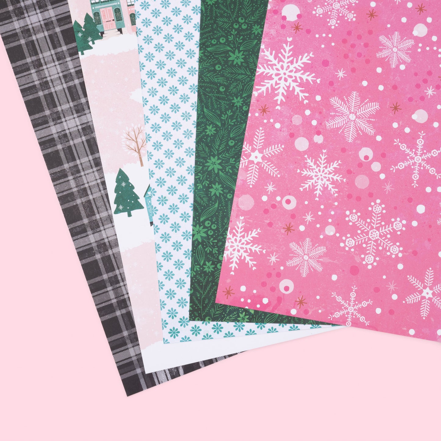 Vicki Boutin Peppermint Kisses Dbl-Sided Cardstock 12"X12"