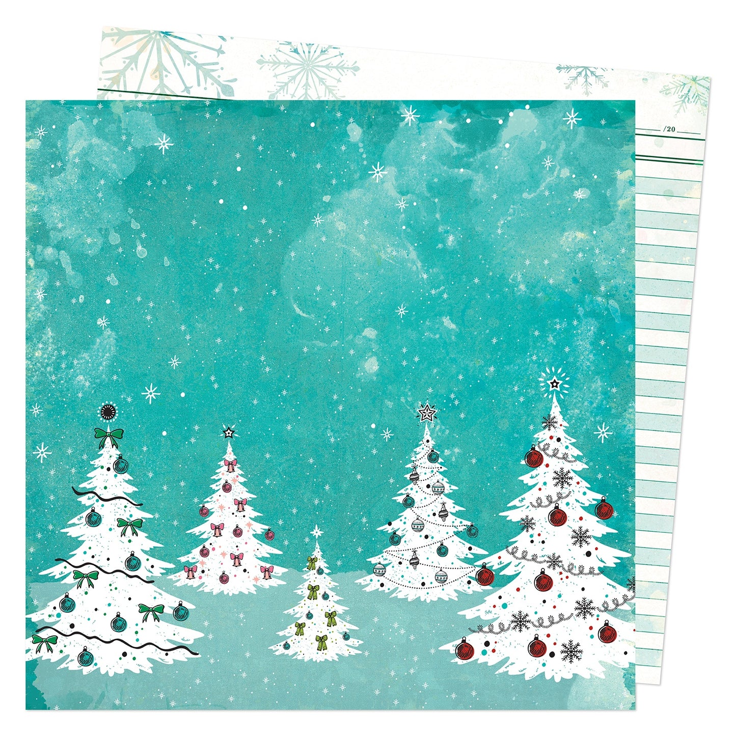 Vicki Boutin Peppermint Kisses Dbl-Sided Cardstock 12"X12"
