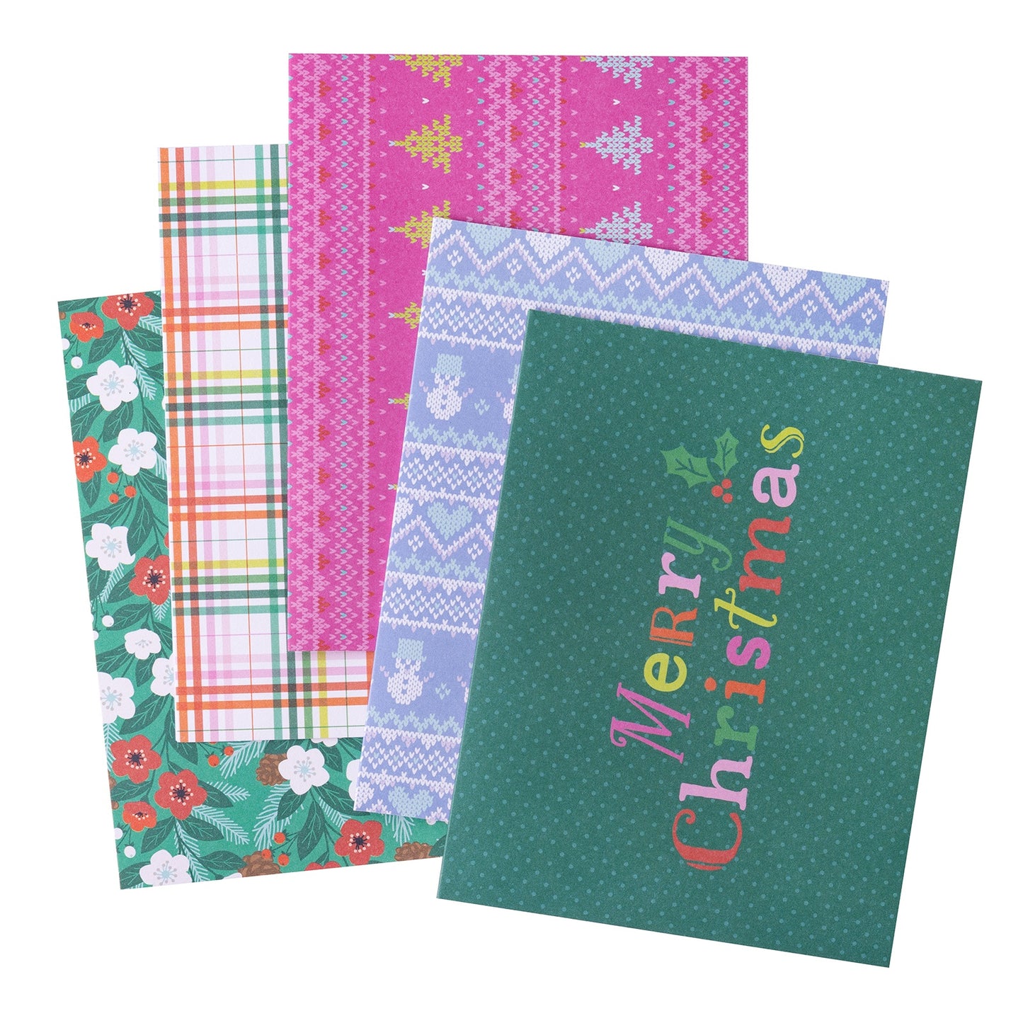 American Crafts A2 Cards W/Envelopes (4.375"X5.75") 40/Box-Paige Evans Sugarplum Wishes