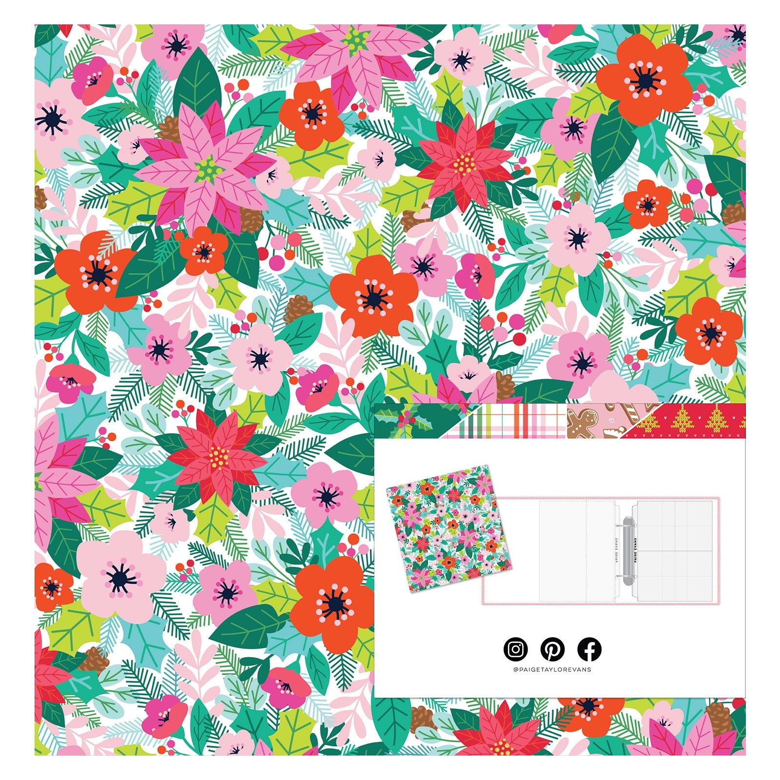 Paige Evans Sugarplum Wishes 6x8" Album with Page Protectors