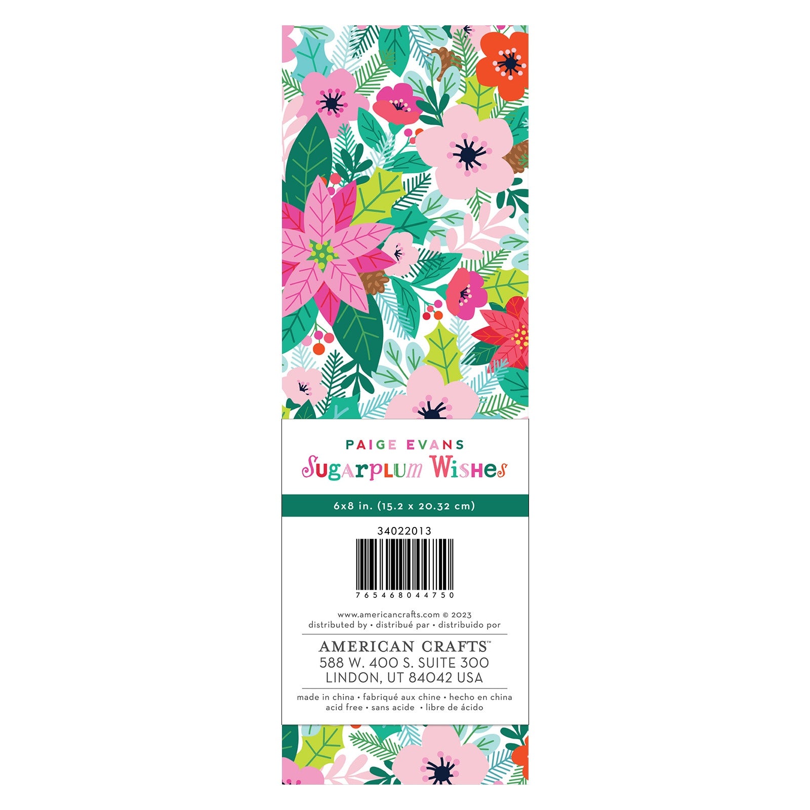 Paige Evans Sugarplum Wishes 6x8" Album with Page Protectors