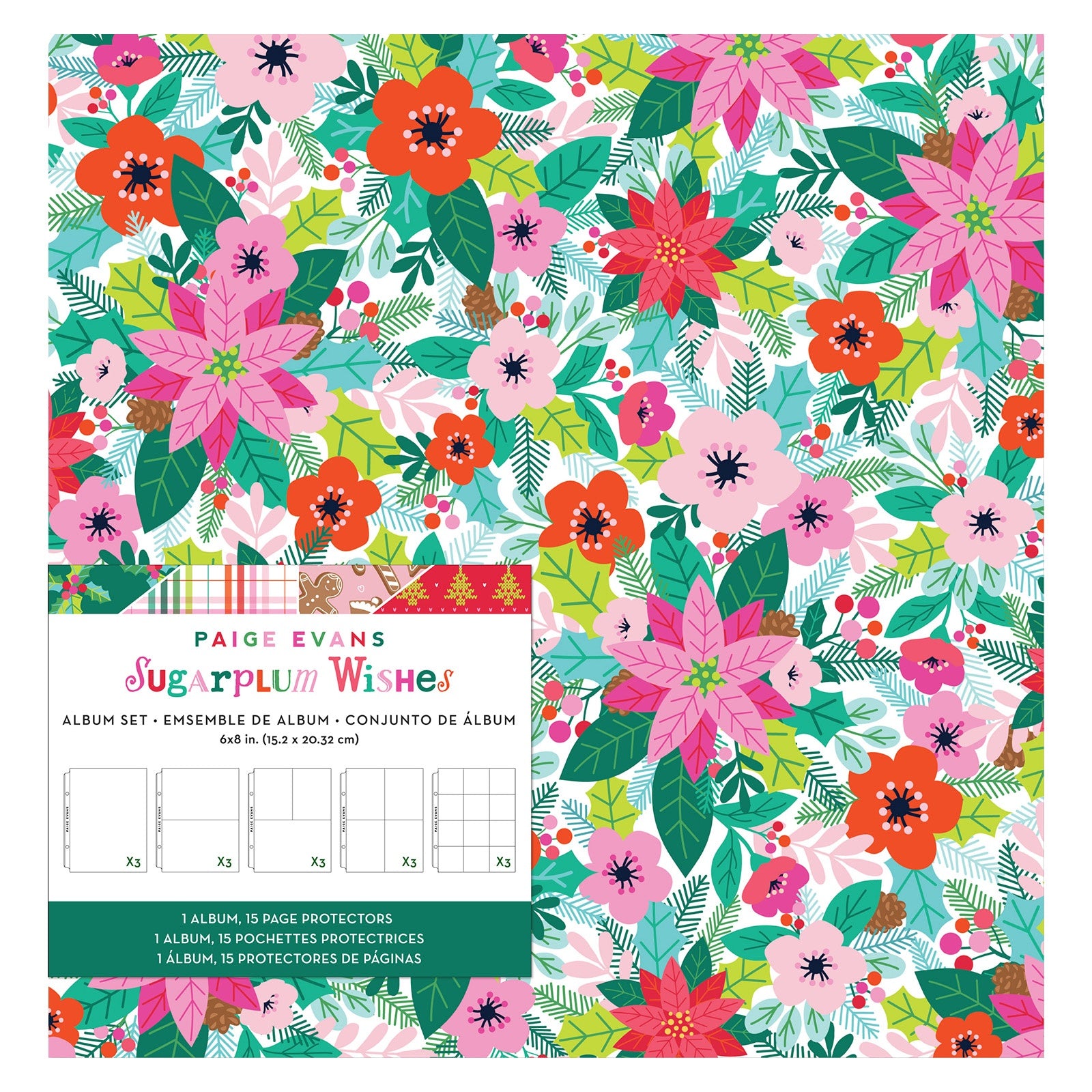 Paige Evans Sugarplum Wishes 6x8" Album with Page Protectors