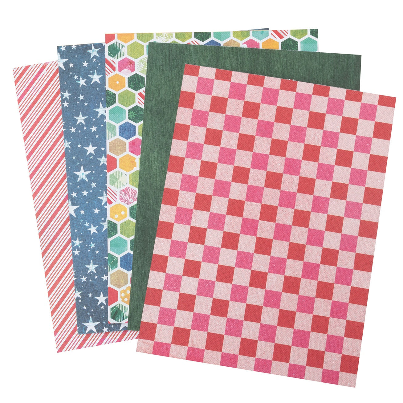 American Crafts Double-Sided Paper Pad 6"X8" 36/Pkg-Vicki Boutin Peppermint Kisses