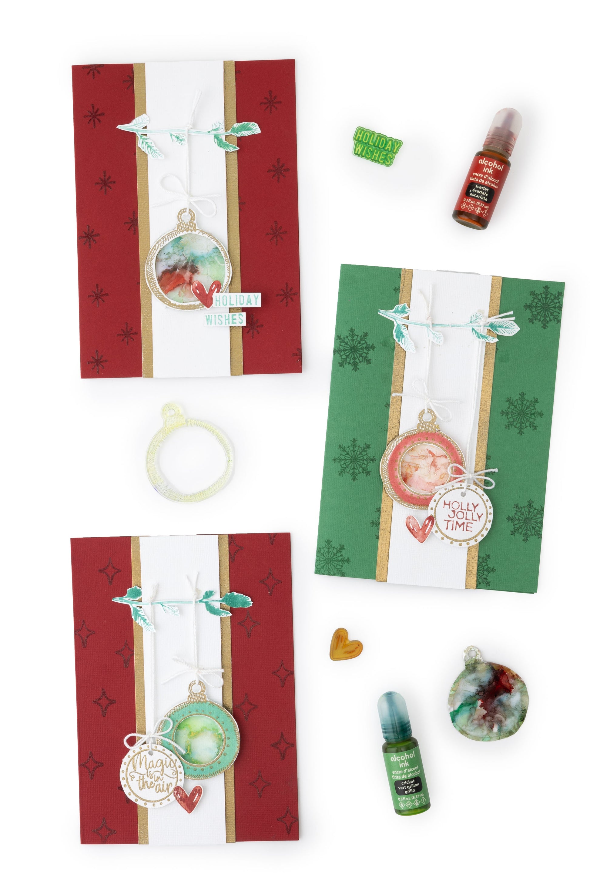 Vicki Boutin Peppermint Kisses Christmas Clear Acrylic Stamps