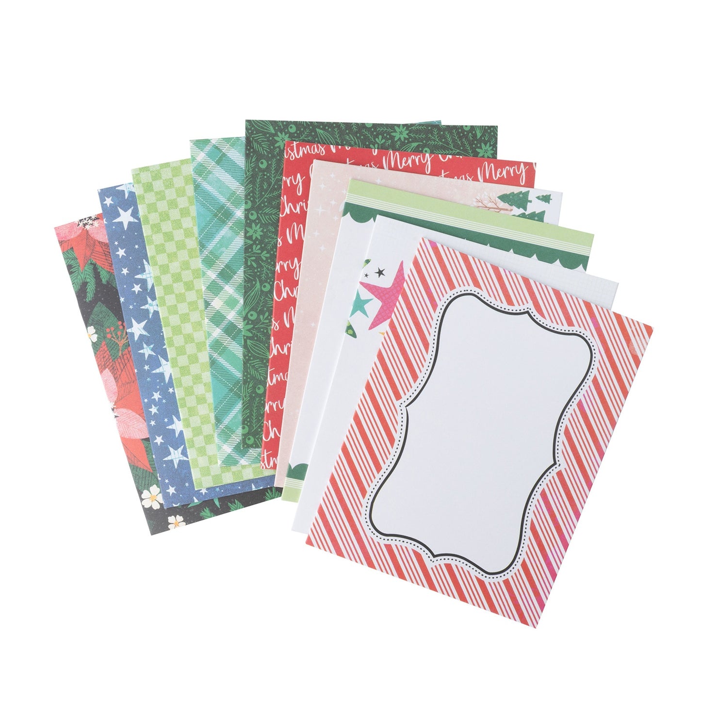 American Crafts A2 Cards W/Envelopes (4.375"X5.75") 40/Box-Vicki Boutin Peppermint Kisses