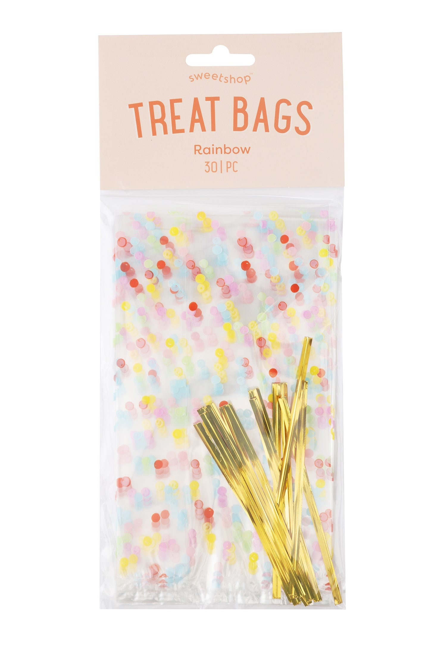 Sweetshop Treat Bags 10/Pkg-Rainbow