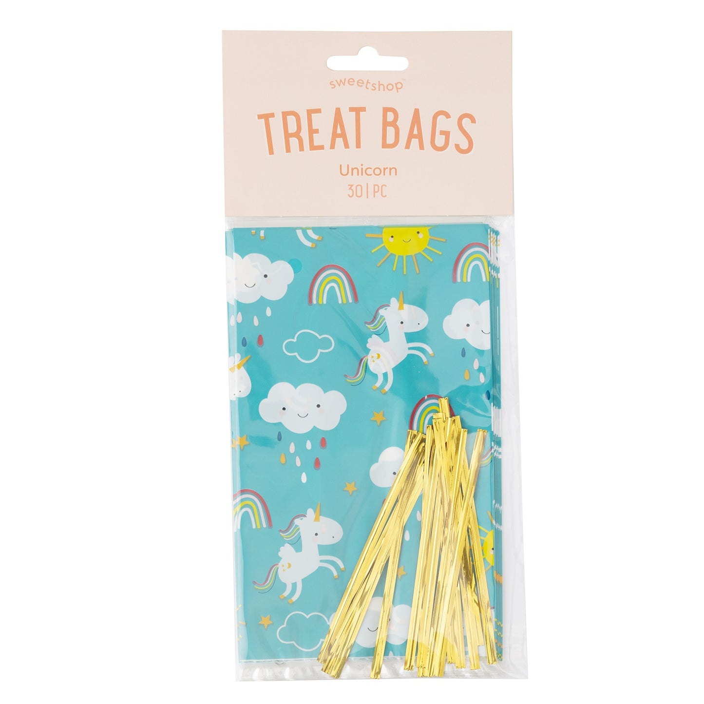 Sweetshop Treat Bags 10/Pkg-Unicorns