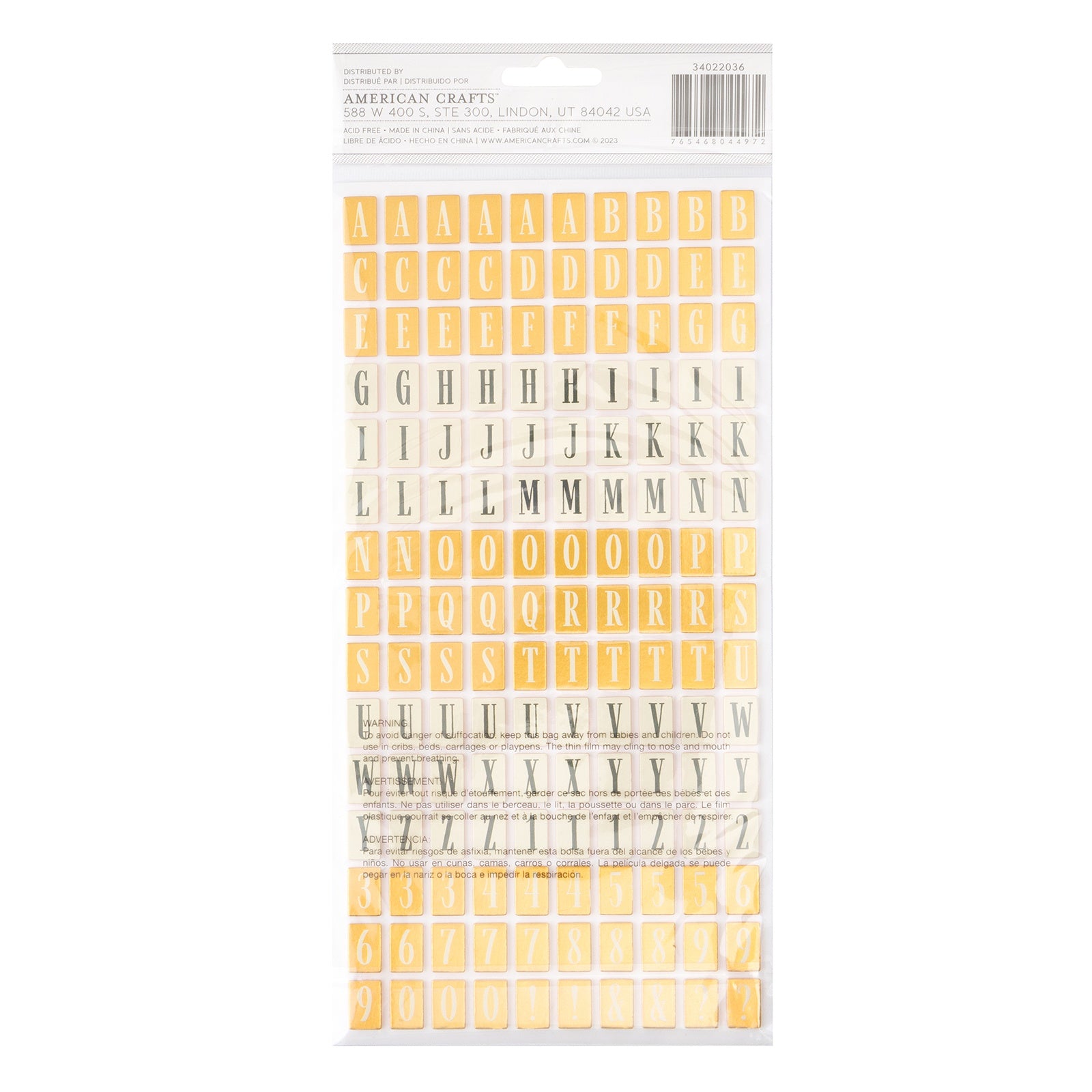 Crate Paper Moonlight Magic Thickers Stickers - Assorted Styles