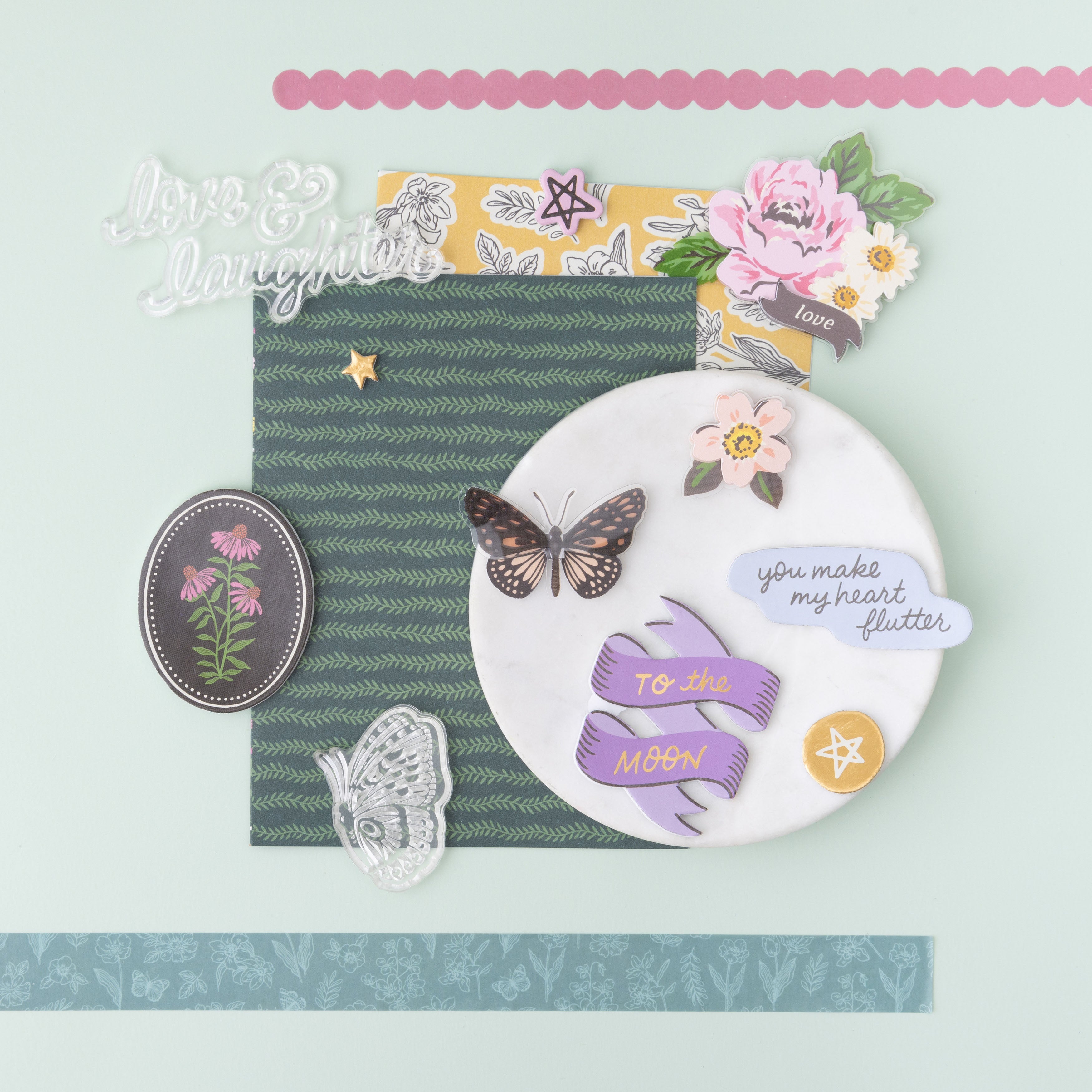 Crate Paper Moonlight Magic Gold Foil Washi Tape - 12 Pack